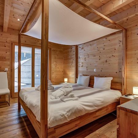 Chalet Flocon De Neige - Jacuzzi - Sauna Ла Цумаз Екстериор снимка