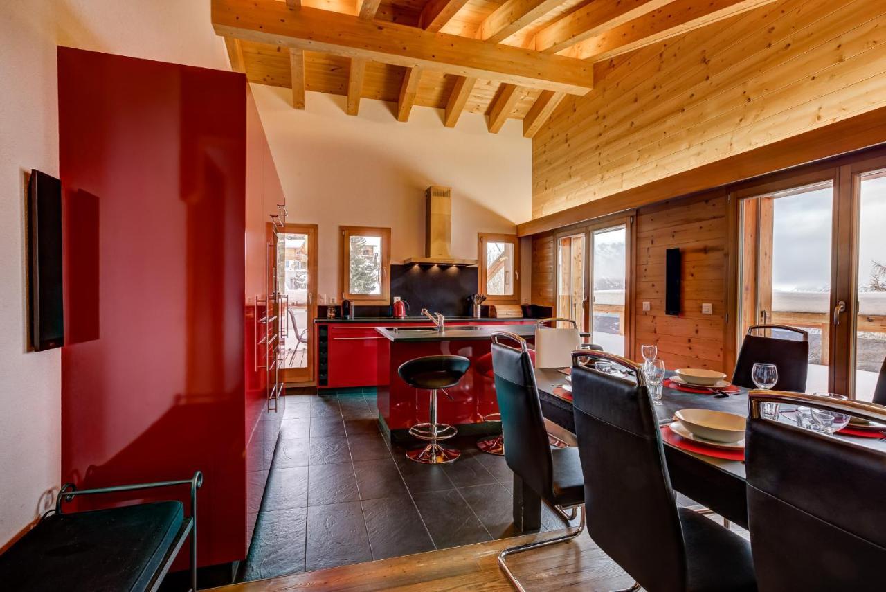 Chalet Flocon De Neige - Jacuzzi - Sauna Ла Цумаз Екстериор снимка