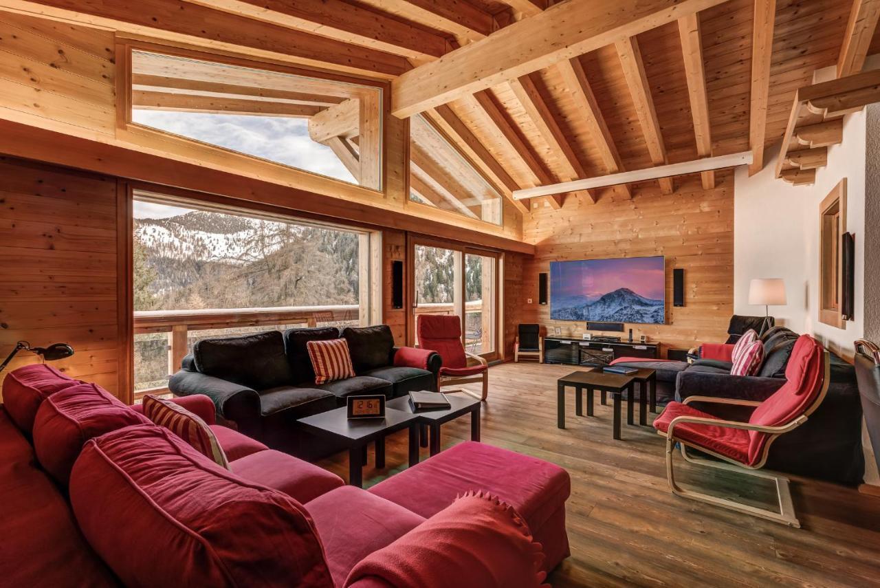 Chalet Flocon De Neige - Jacuzzi - Sauna Ла Цумаз Екстериор снимка