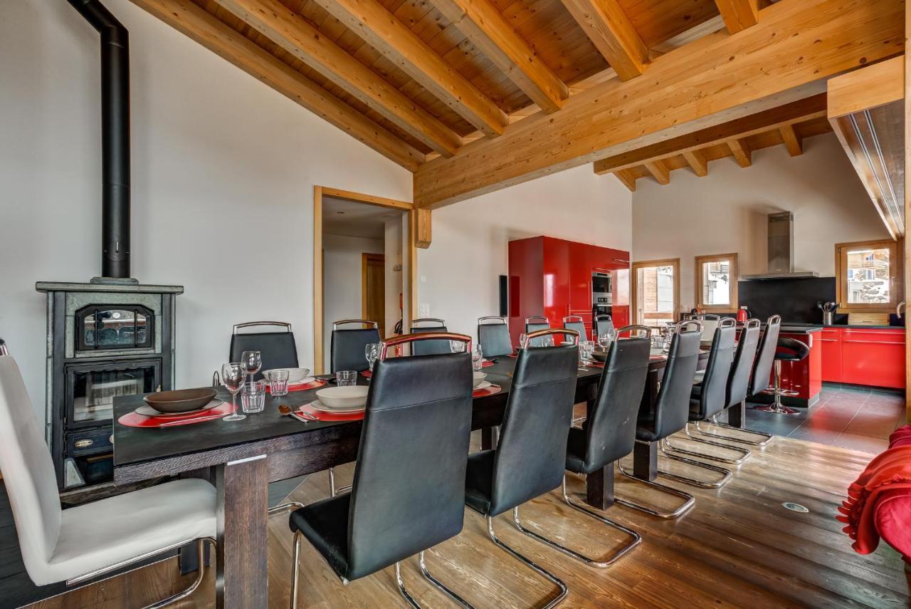 Chalet Flocon De Neige - Jacuzzi - Sauna Ла Цумаз Екстериор снимка