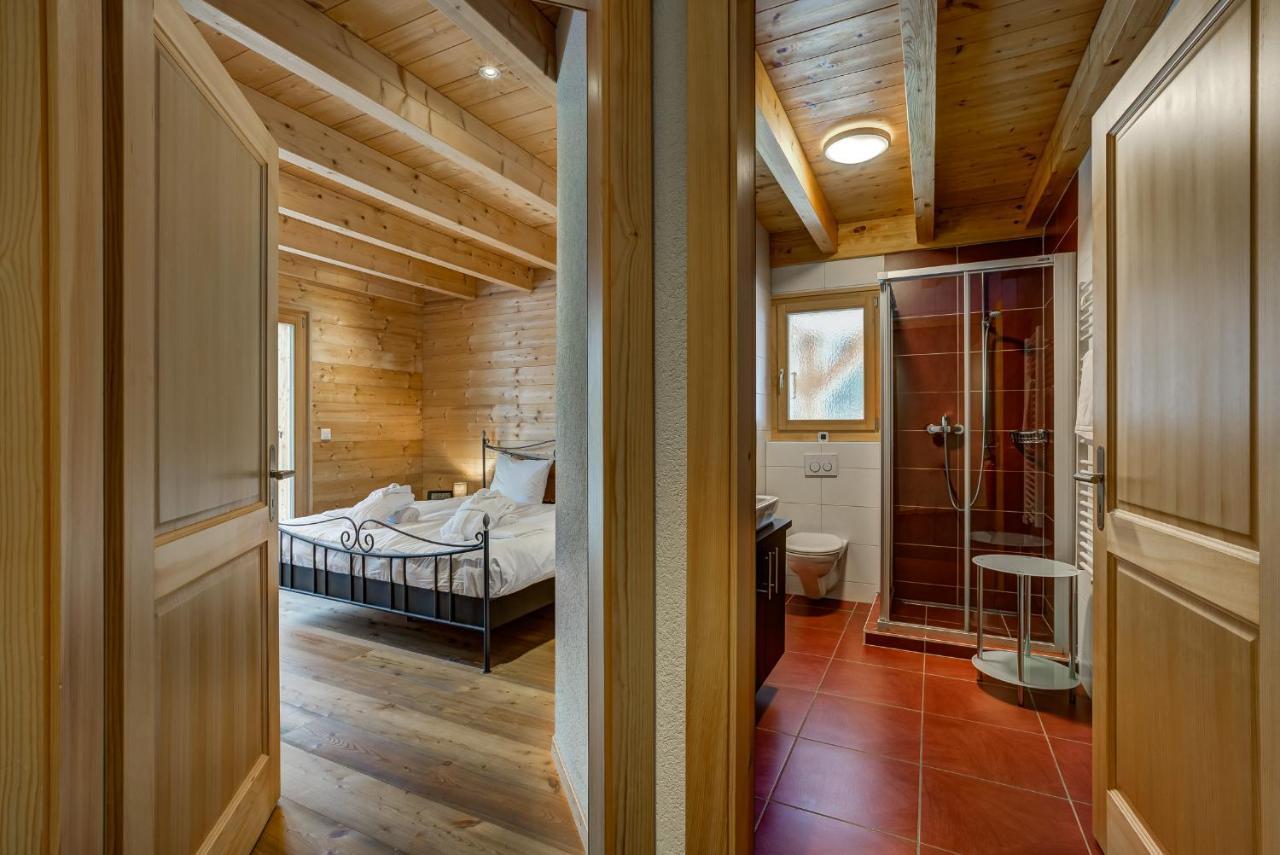 Chalet Flocon De Neige - Jacuzzi - Sauna Ла Цумаз Екстериор снимка
