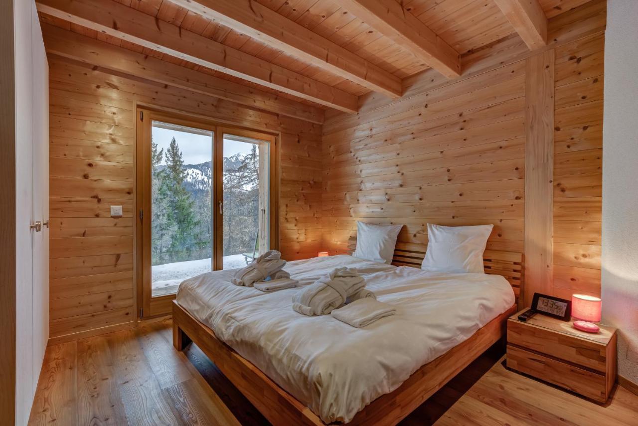 Chalet Flocon De Neige - Jacuzzi - Sauna Ла Цумаз Екстериор снимка