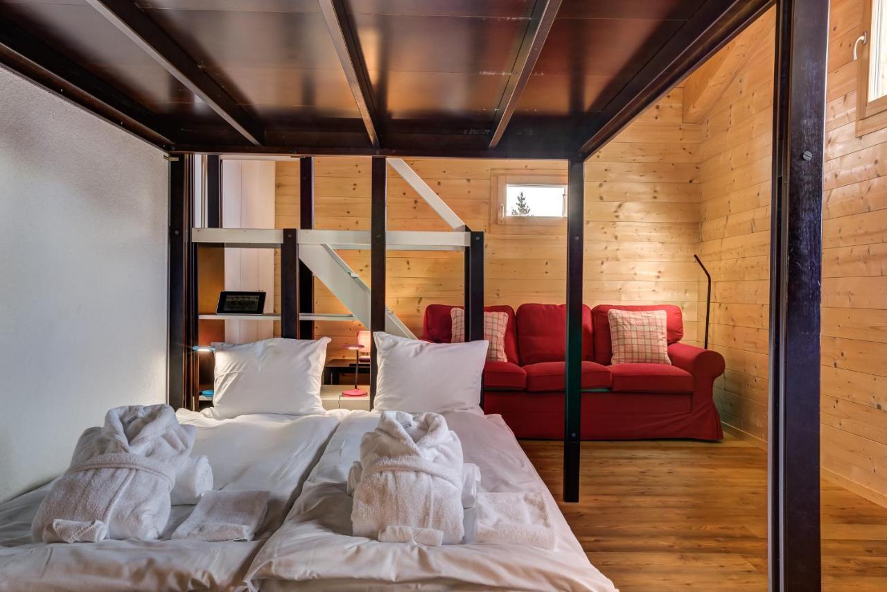 Chalet Flocon De Neige - Jacuzzi - Sauna Ла Цумаз Екстериор снимка