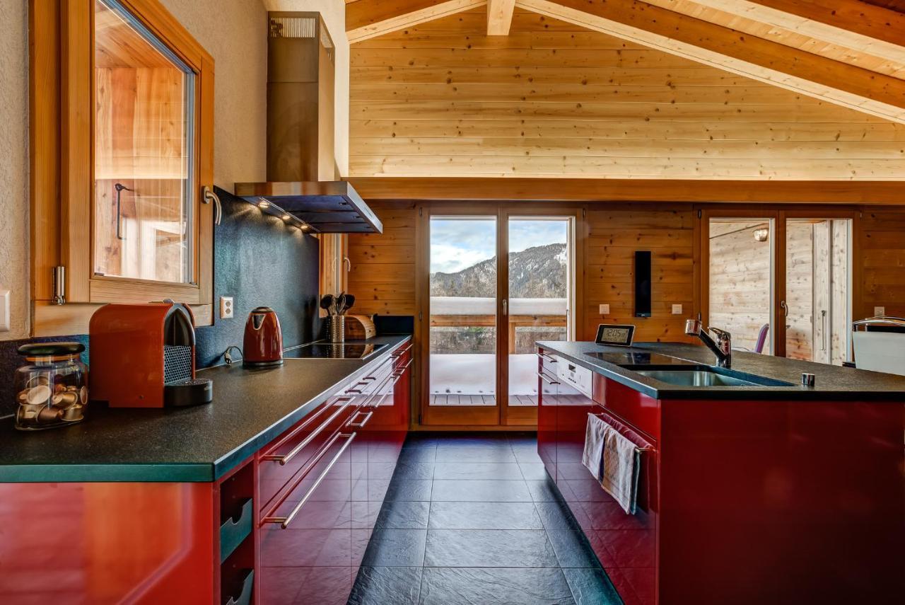 Chalet Flocon De Neige - Jacuzzi - Sauna Ла Цумаз Екстериор снимка