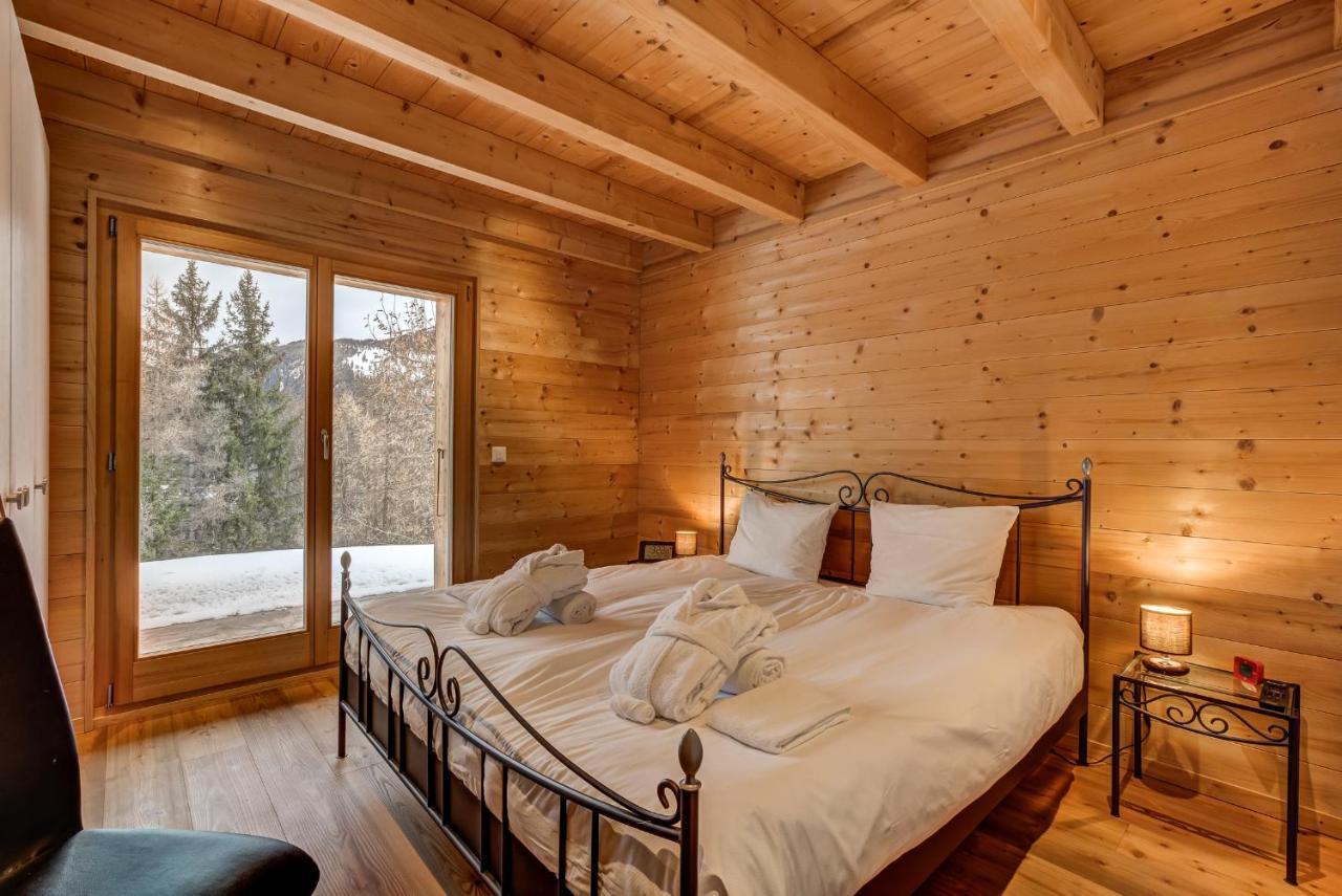 Chalet Flocon De Neige - Jacuzzi - Sauna Ла Цумаз Екстериор снимка