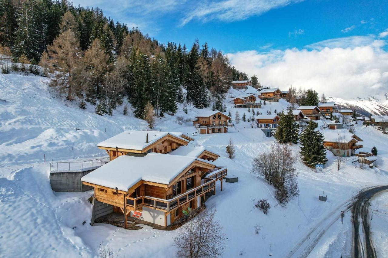 Chalet Flocon De Neige - Jacuzzi - Sauna Ла Цумаз Екстериор снимка
