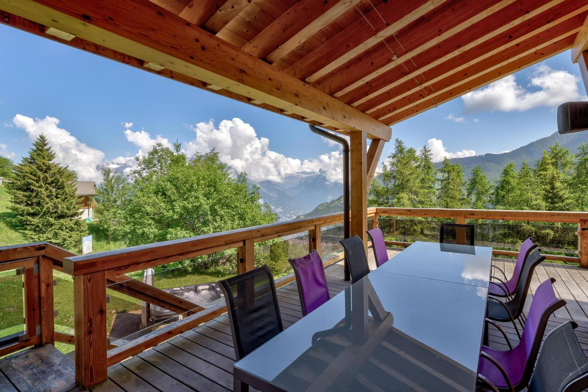 Chalet Flocon De Neige - Jacuzzi - Sauna Ла Цумаз Екстериор снимка