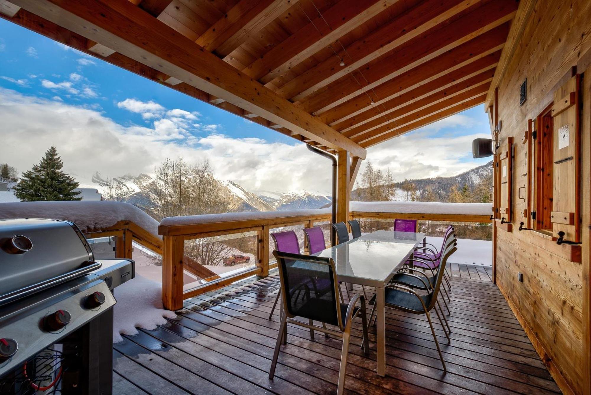 Chalet Flocon De Neige - Jacuzzi - Sauna Ла Цумаз Екстериор снимка